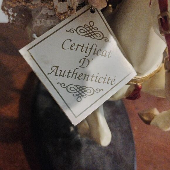 Collectors Choice Porcelain Doll On Carasel Horse - Picture 2 of 9